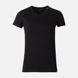 WOMEN BASIC COTTON V-NECK SHORT SLEEVE TEE