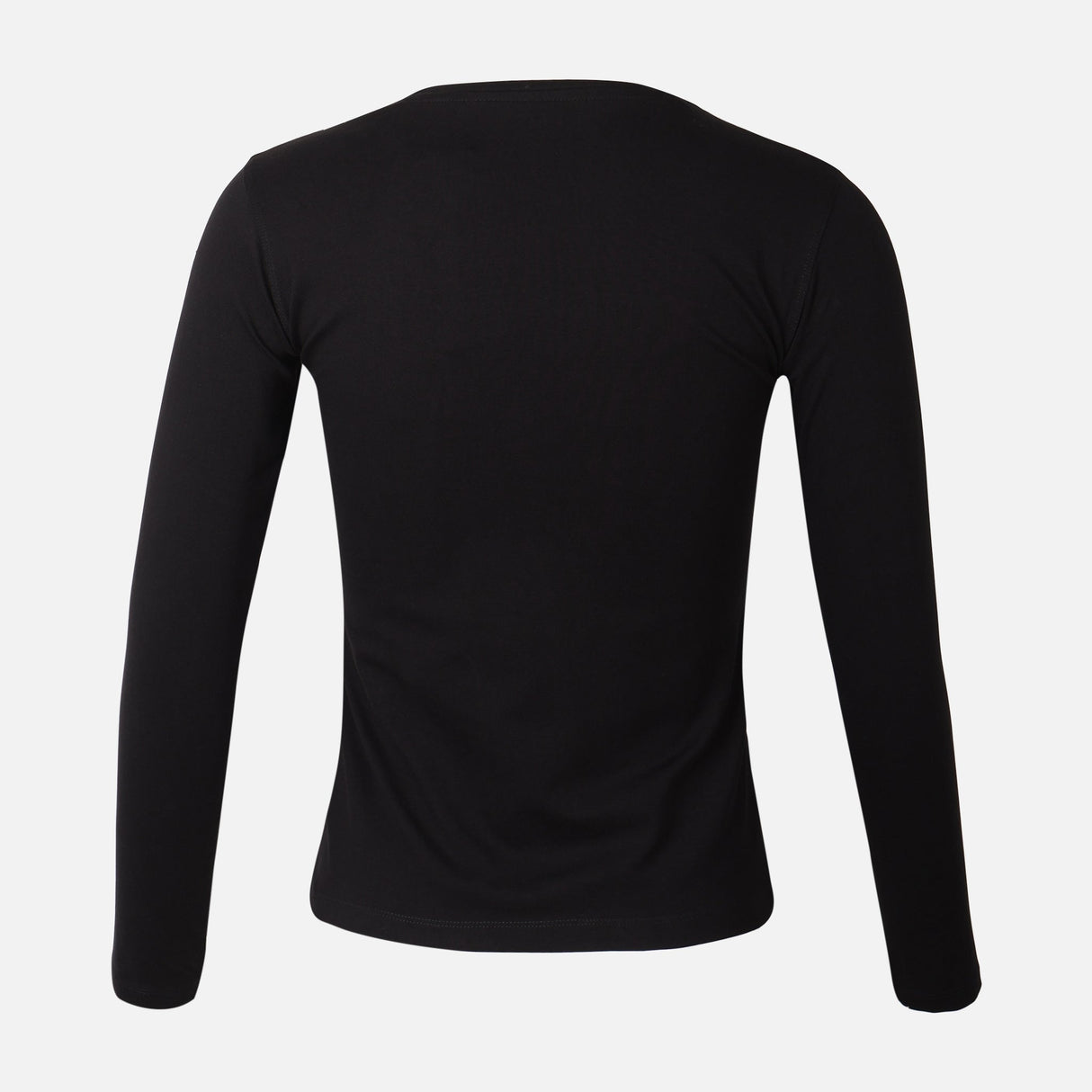 WOMEN BASIC COTTON CREWNECK LONG SLEEVE TEE