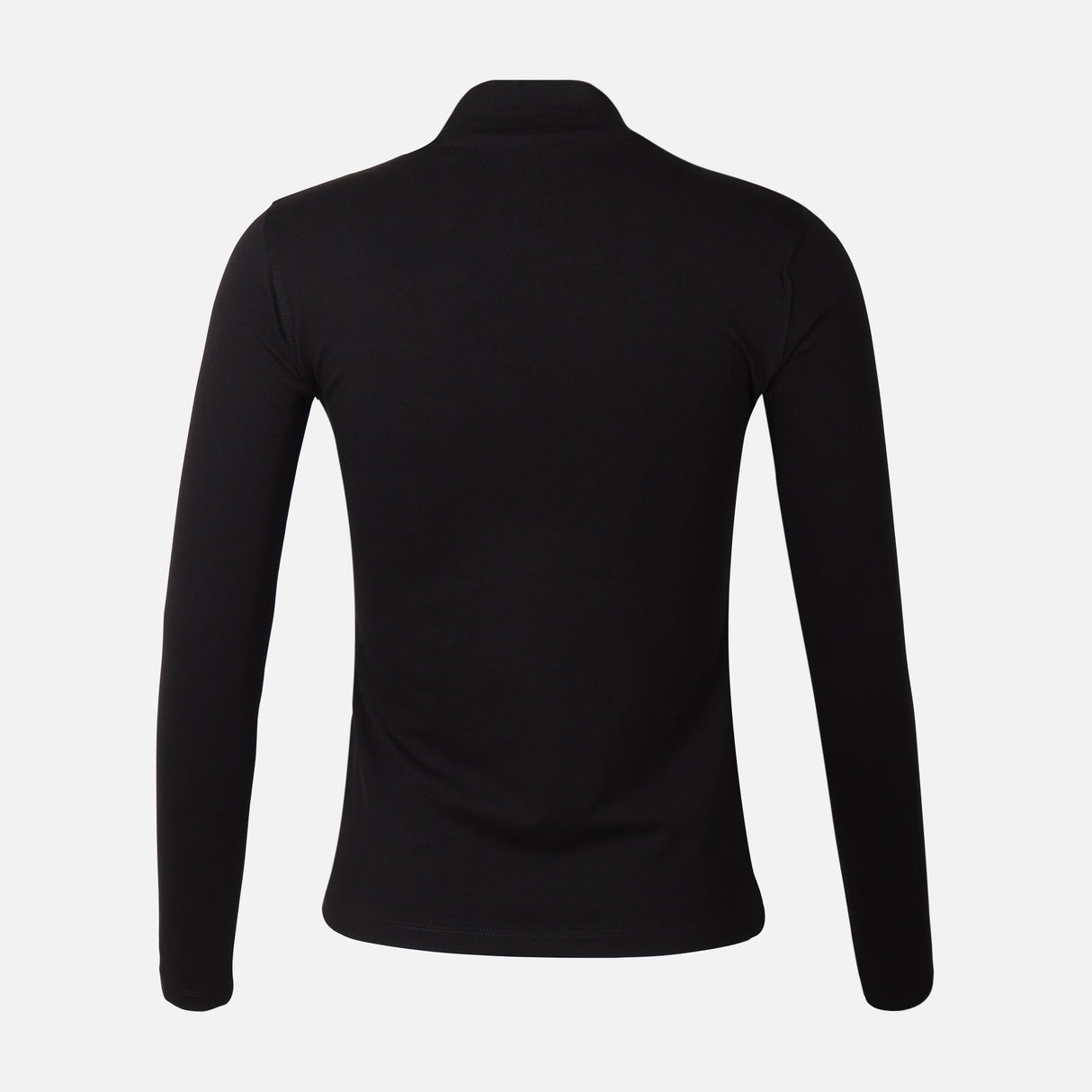 WOMEN BASIC COTTON HIGHNECK LONG SLEEVE TEE