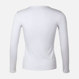 Women Basic Viscose Crewneck Long Sleeves