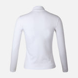 WOMEN BASIC COTTON HIGHNECK LONG SLEEVE TEE