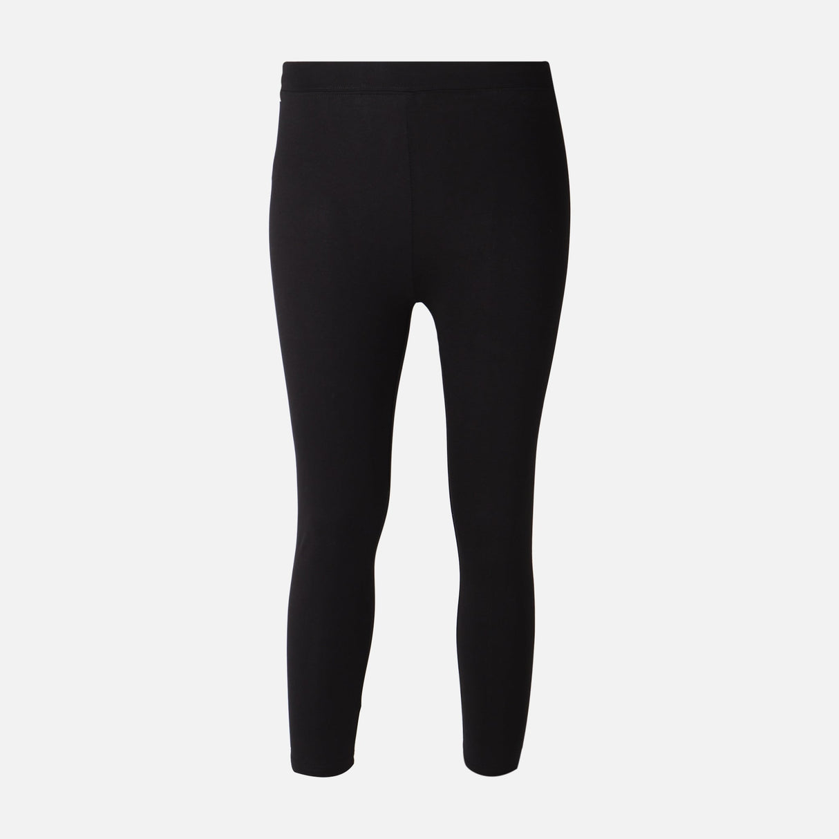 WOMEN BASIC COTTON CROPPED LEGGINGS