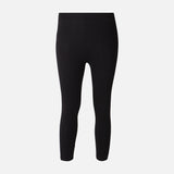 WOMEN BASIC COTTON CROPPED LEGGINGS