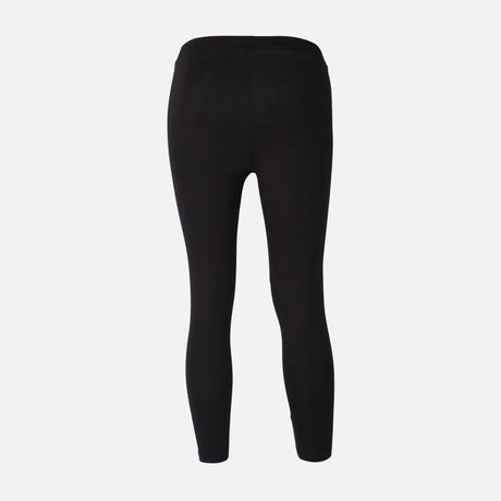 WOMEN BASIC COTTON CROPPED LEGGINGS