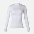 Women Basic Viscose High Neck Long Sleeves