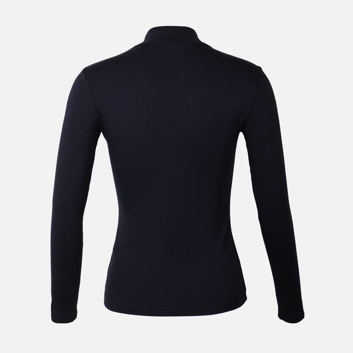 Women Basic Viscose High Neck Long Sleeves