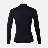 Women Basic Viscose High Neck Long Sleeves