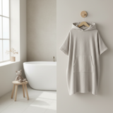 Men Hooded Poncho With Front Pocket