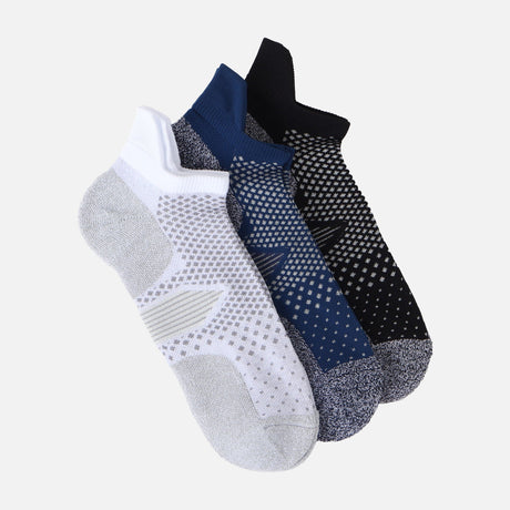 MEN SPORTS QUARTER TERRY SOCKS 3 PAIRS