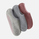 WOMEN FULL TERRY NO SHOW SOCKS 3 PAIRS