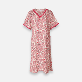 Rayon Pocket Middi Gown Short Sleeve