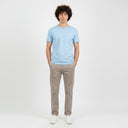 Men Basic Graphic T-Shirt Round Neck Short Sleeve