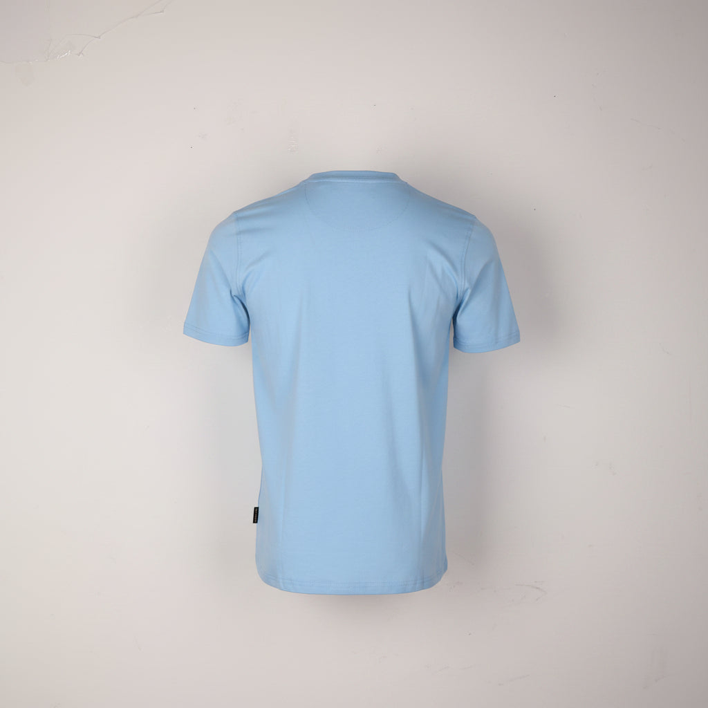 Men Basic Graphic T-Shirt Round Neck Short Sleeve