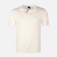 Mens Flat Knit Polo T-Shirt