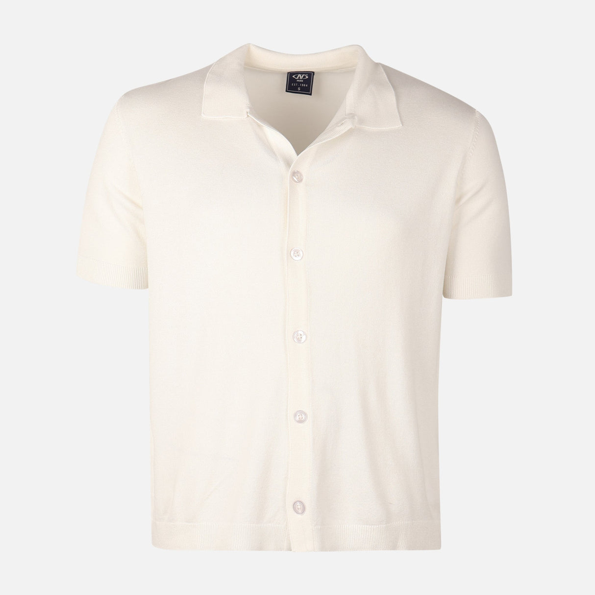 Mens Flat Knit Short Sleeve Shirt