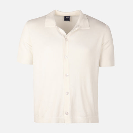 Mens Flat Knit Short Sleeve Shirt