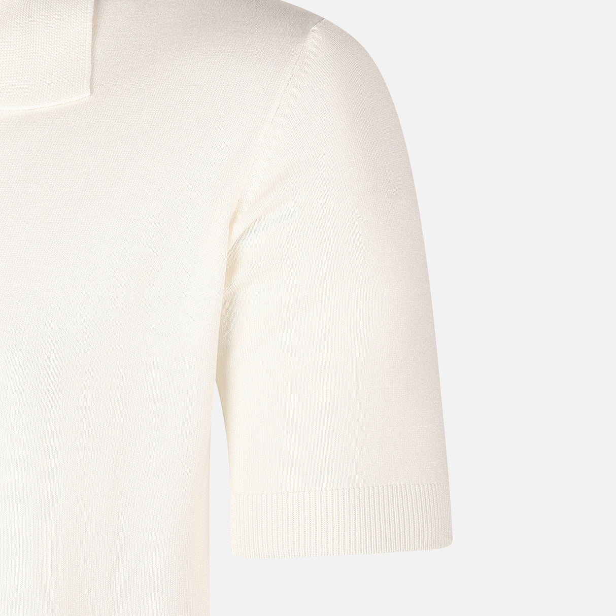 Mens Flat Knit Short Sleeve Shirt