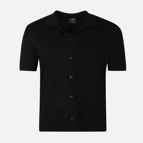 Mens Flat Knit Short Sleeve Shirt