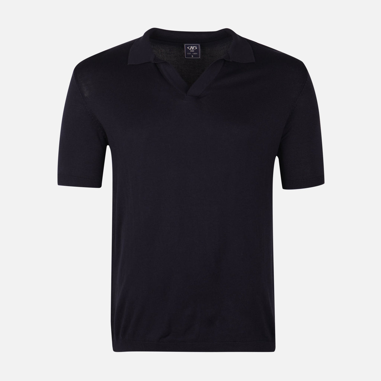 Mens Flat Knit Polo T-Shirt