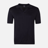 Mens Flat Knit Polo T-Shirt