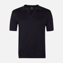 Mens Flat Knit Polo T-Shirt