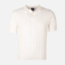 Mens Flat Knit Polo T-Shirt