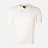 Mens Flat Knit Polo T-Shirt