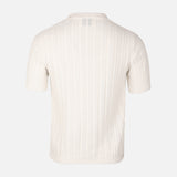 Mens Flat Knit Polo T-Shirt