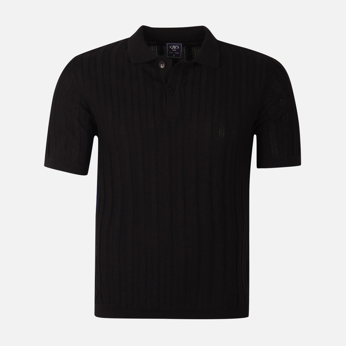 Mens Flat Knit Polo T-Shirt