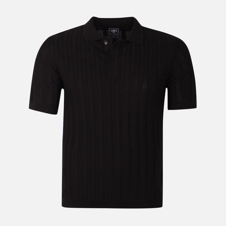 Mens Flat Knit Polo T-Shirt