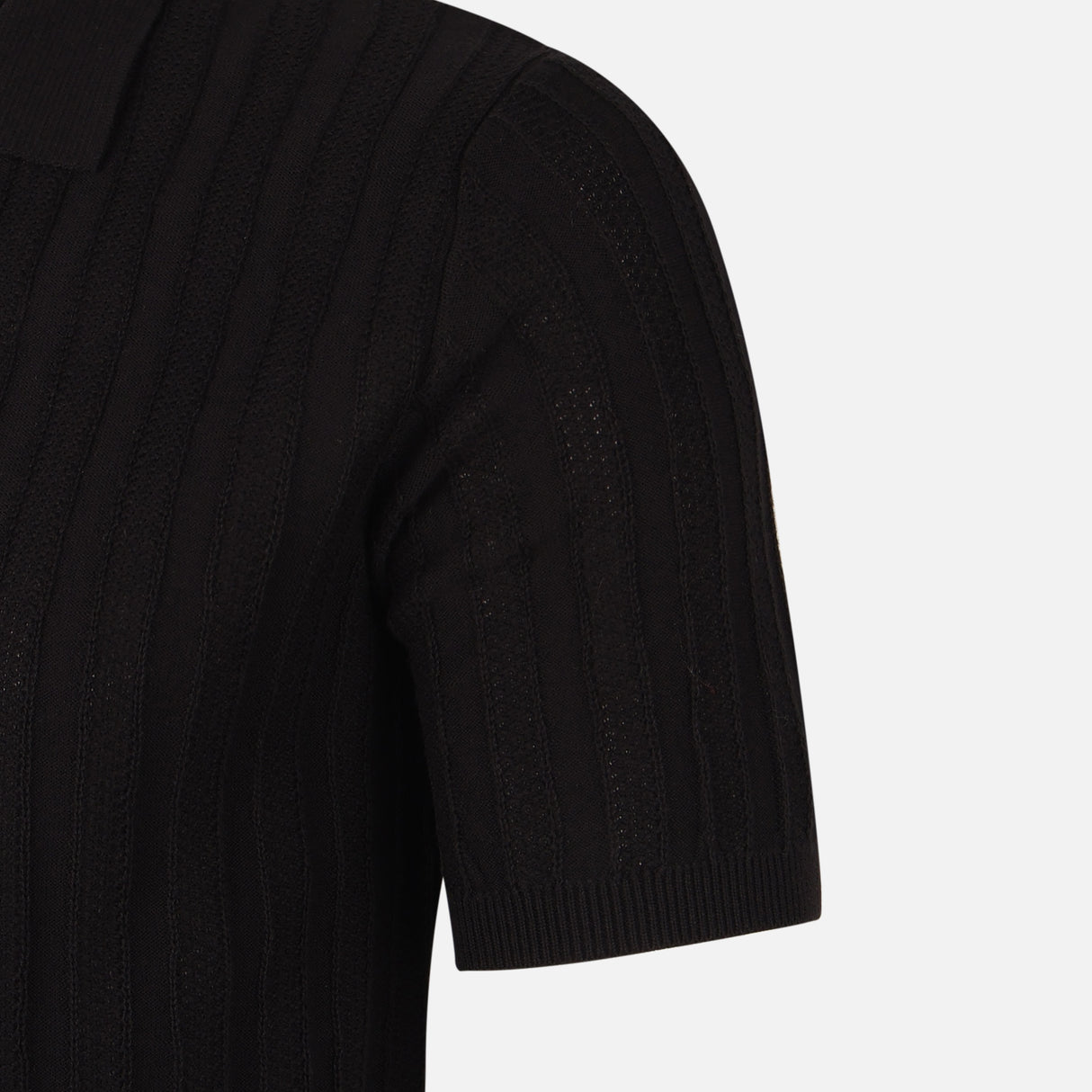 Mens Flat Knit Polo T-Shirt