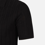 Mens Flat Knit Polo T-Shirt