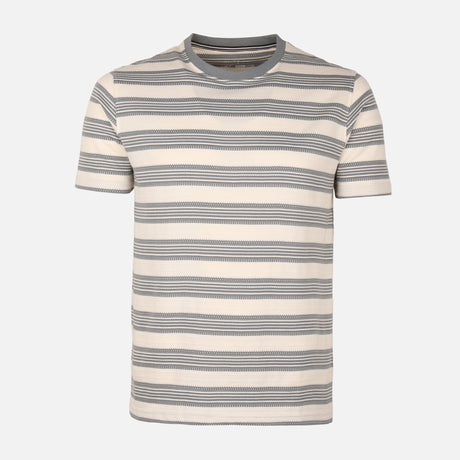 Men Structured T-Shirt Short Sleeve