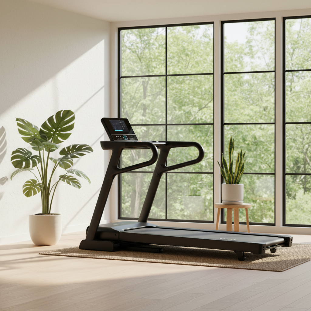 Electronic Treadmill 10.1" TFT Touchscreen – Smart Home Fitness