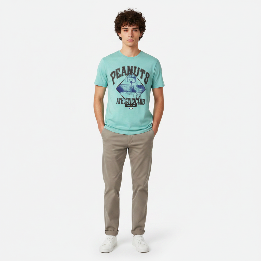 Men T-Shirt Round Neck