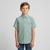 Boys Oxford Shirt Short Sleeve