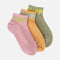 Ladies Ankle Socks 3 Pairs
