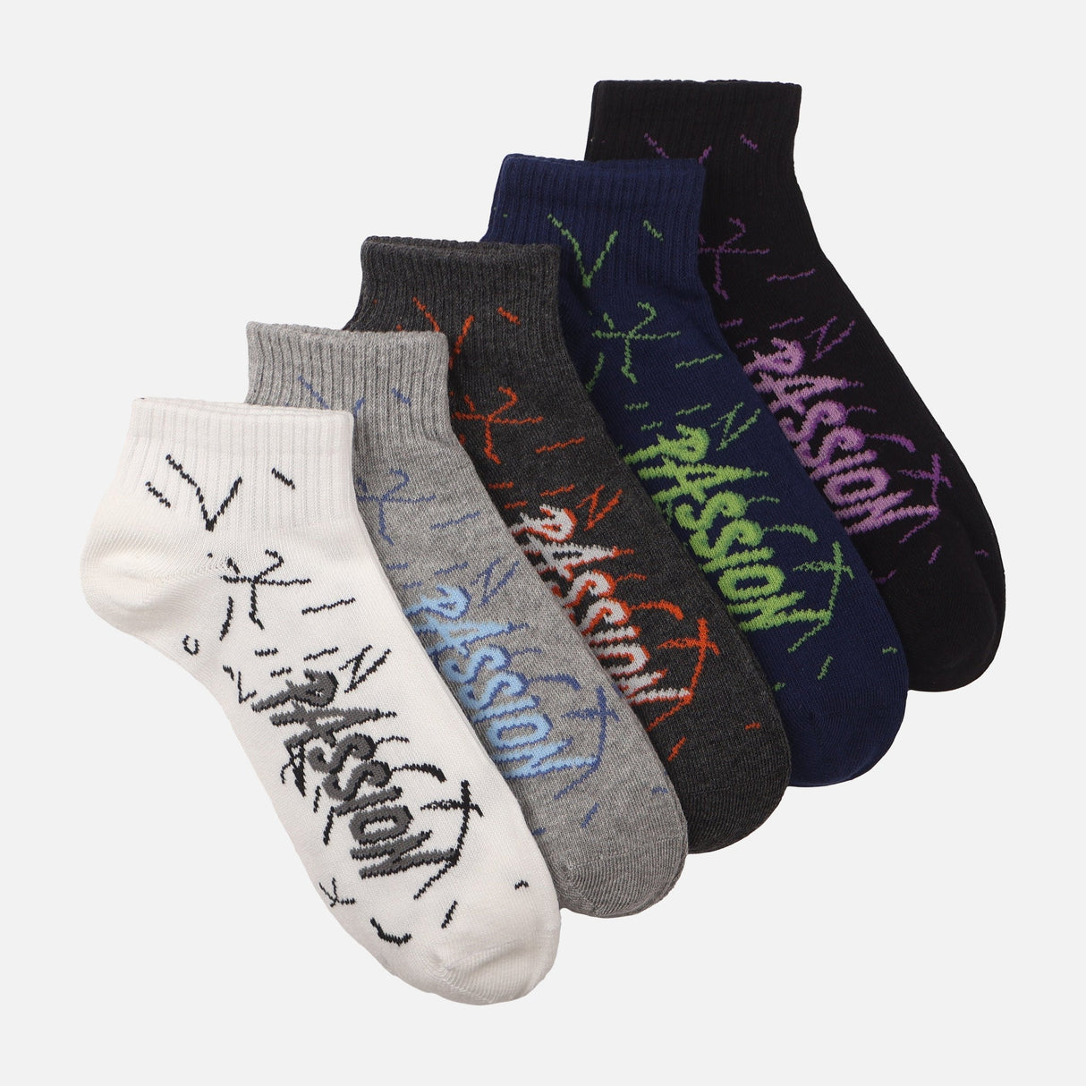Men Lowcut Socks 5 Pairs