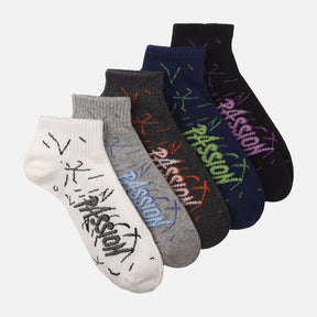 Men Lowcut Socks 5 Pairs