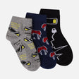 Boys Quarter Socks 3 Pairs