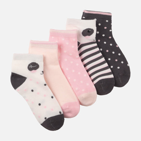 Girls Socks Lowcut 5 Pairs