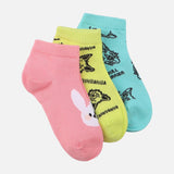 Girls Ankle Socks 3 Pairs