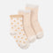 Girls Quarter Socks 3 Pairs