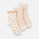 Girls Quarter Socks 3 Pairs