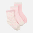 Girls Quarter Socks 3 Pairs