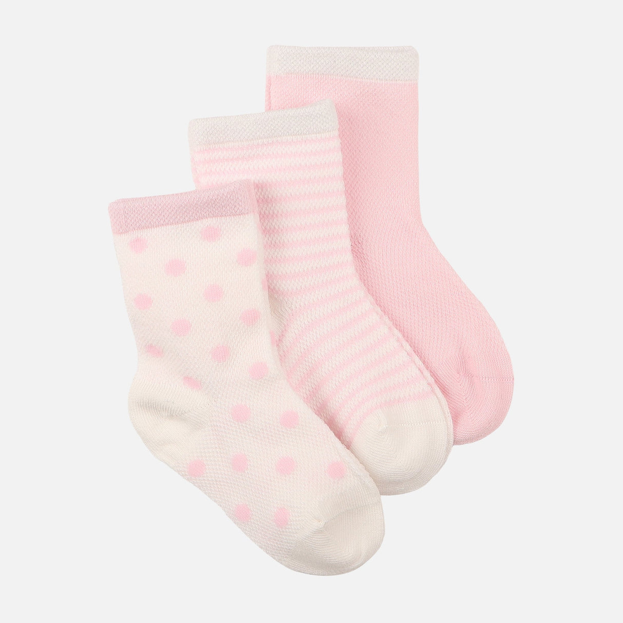 Girls Quarter Socks 3 Pairs