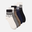 Men Quarter Socks 5 Pairs