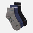 Men Quarter Socks 3 Pairs