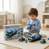 Kids Police Building Blocks Set 147 Pieces