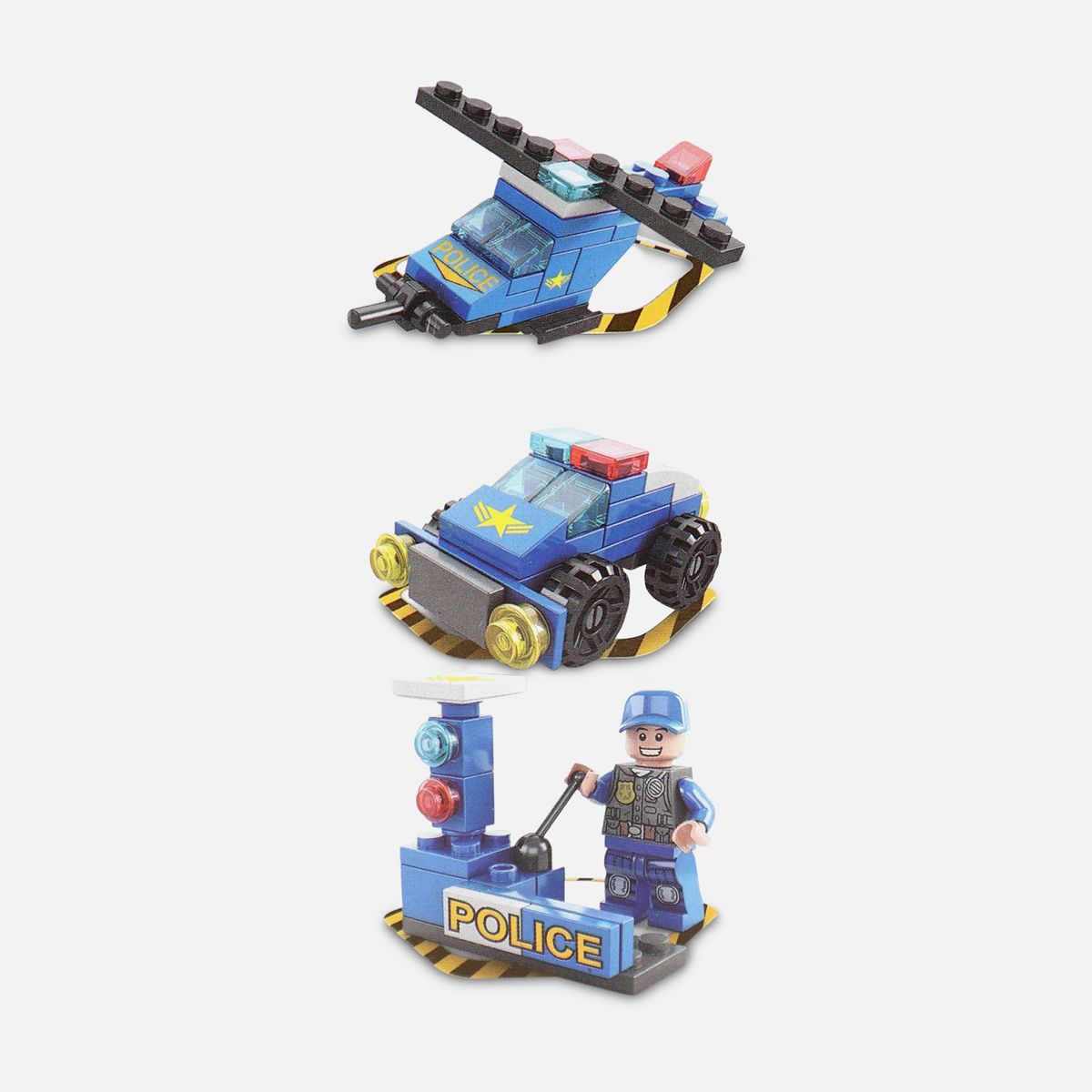 Kids Police Building Blocks Set 147 Pieces